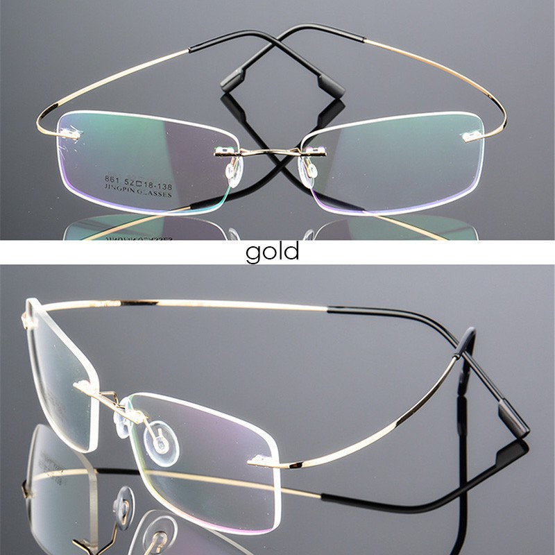 Kính cận thị gọng hợp kim titan siêu mỏng cho nam và nữ balo local brand | BigBuy360 - bigbuy360.vn