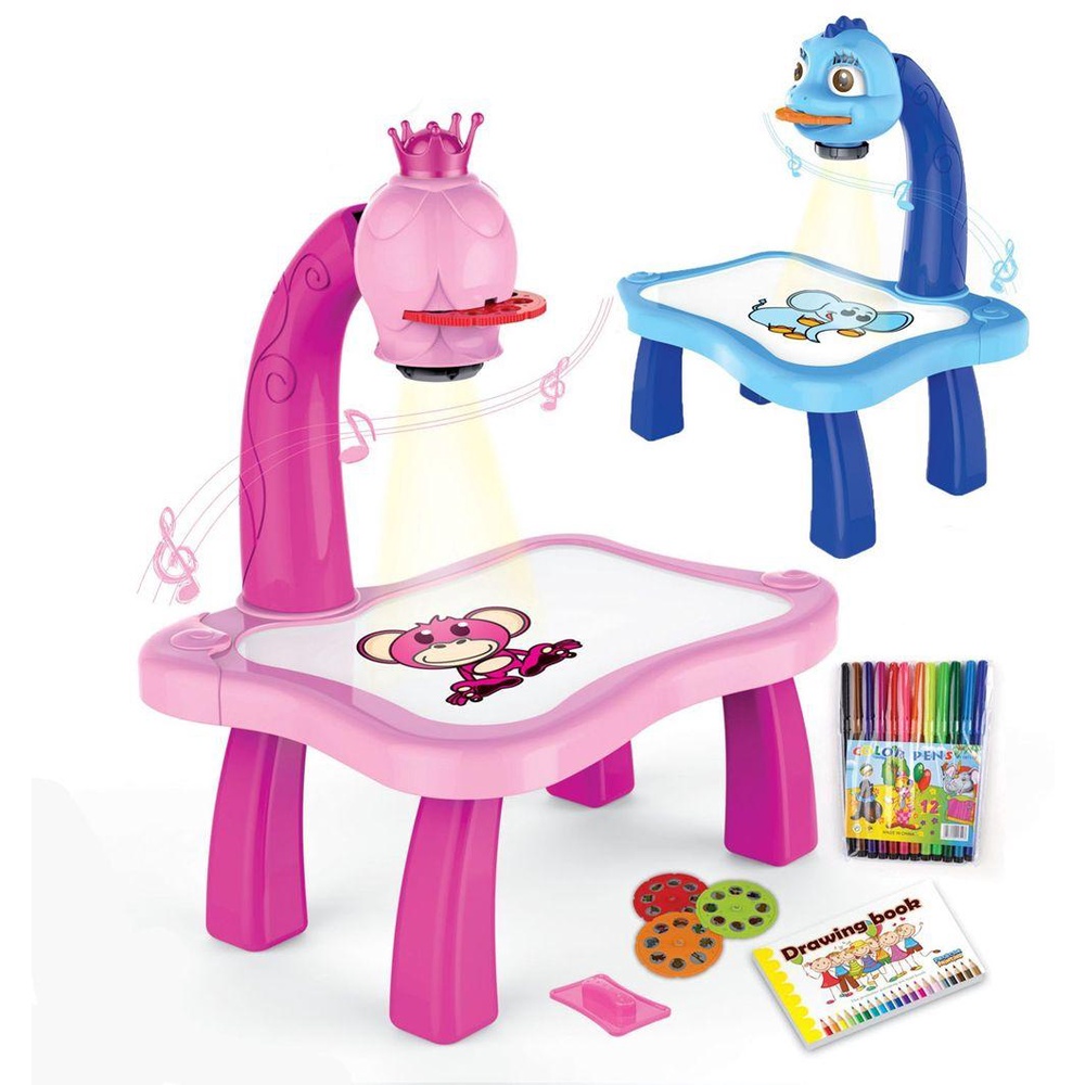 Đồ Chơi Máy Chiếu Đèn Led Nghệ Thuật Cho Bé