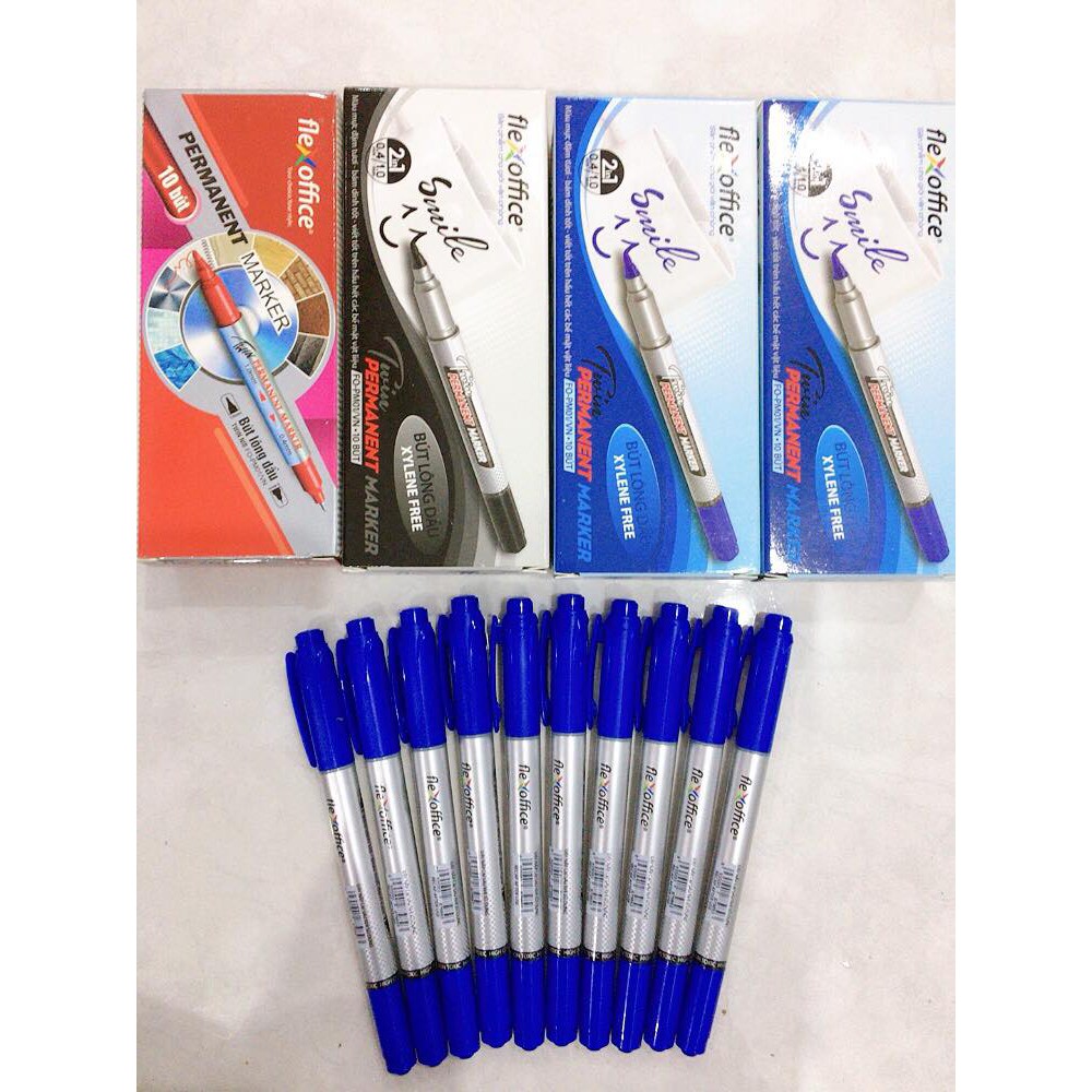 10 Bút lông dầu FlexOffice FO-PM-01
