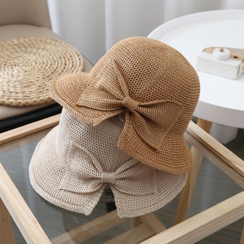 Nón Tai Bèo Vành Rộng Phối Lưới Mỏng Thoáng Khí Thời Trang Mùa Hè Dành Cho Bé Gái