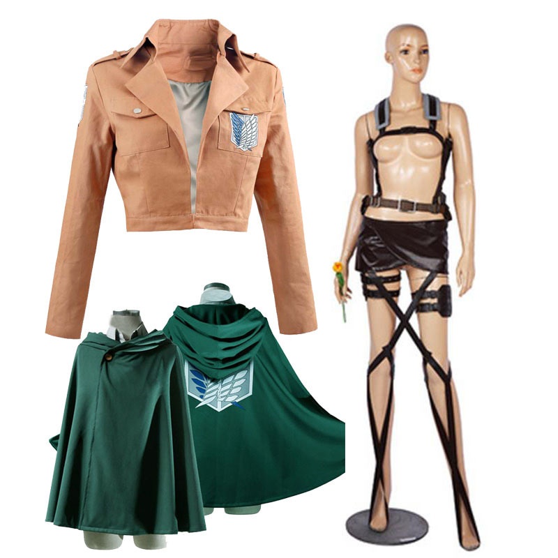 Áo Khoác Hóa Trang Nhân Vật Shingeki no Kyojin Của Phim Attack on Titan Nhật Bản