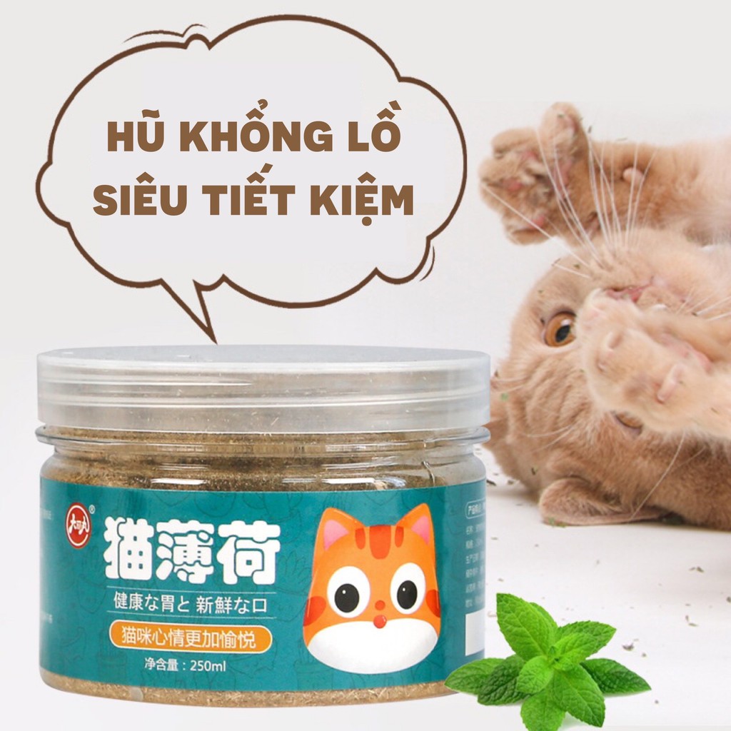 [HÀ NỘI] Phê như con tê tê - Cỏ bạc hà Catnip tuýp 50ml tăng cường chất xơ ,vitamin tiêu hóa lông mèo