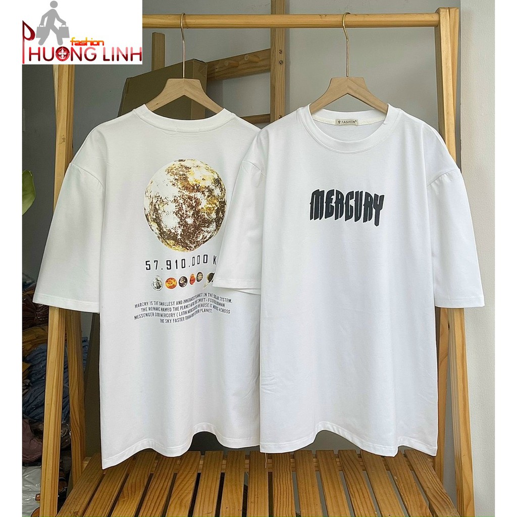 Áo thun unisex form rộng tay lỡ hình mặt trăng - Thời Trang Phương Ling | BigBuy360 - bigbuy360.vn