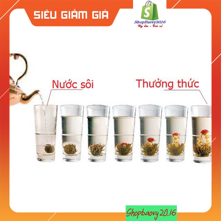 [RẺ VÔ DỊCH] Trà phổ nhĩ 1 Viên - Trà nở hoa Loại 1