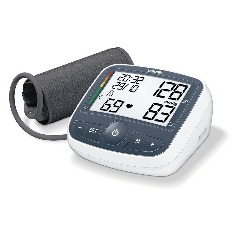 Máy đo huyết áp bắp tay Beurer BM40 có Adapter của Đức
