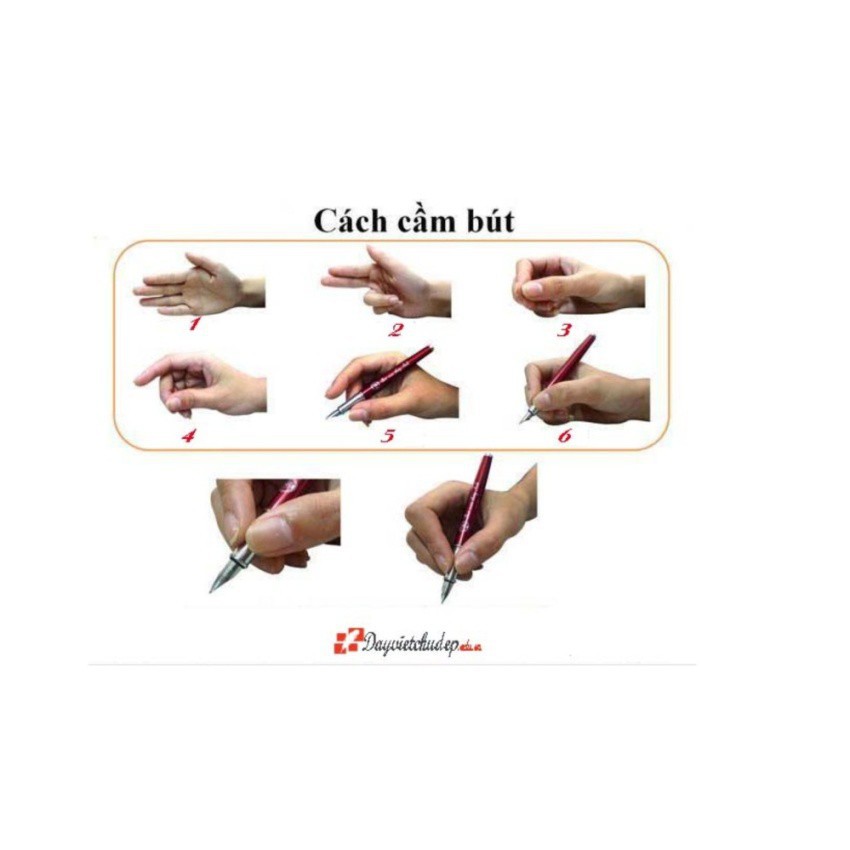 [GIÁ SỐC] Bộ 5 dụng cụ cầm bút đúng, đệm tay cho bé tập viết