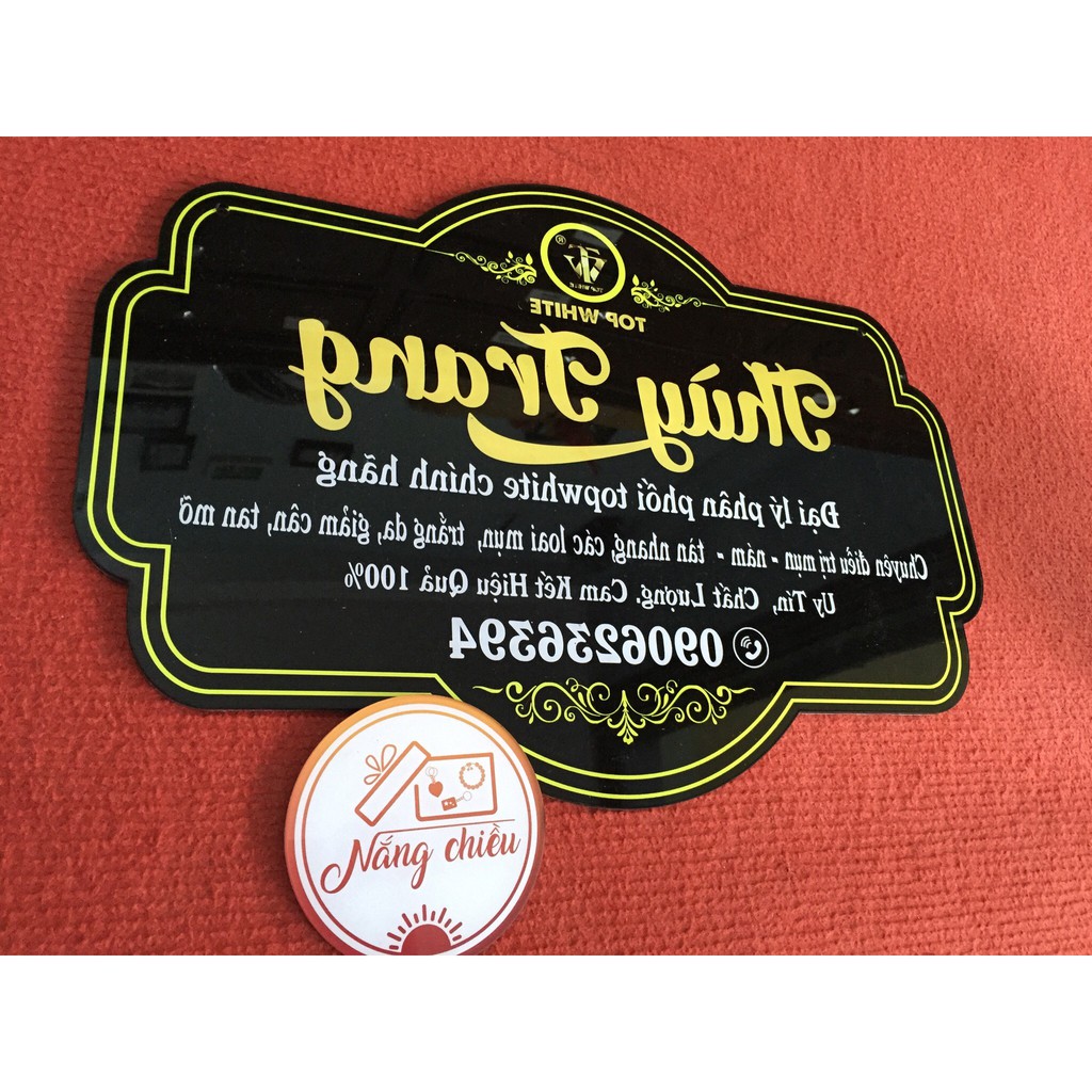 [BIỂN HIỆU LIVESTREAM] - Bảng hiệu mica dùng để livestream bán hàng và chụp ảnh - Thiết kế theo yêu cầu