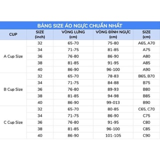 Áo Ngực BRA Bảng Lưng Cao