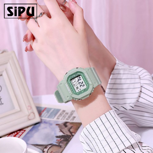 ĐỒNG HỒ ĐIỆN TỬ NAM NỮ COOBOS 6008 MẶT VUÔNG CÁ TÍNH (hàng chính hãng có clip) | BigBuy360 - bigbuy360.vn