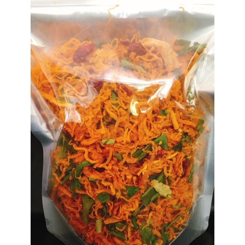 100g Khô gà lá chanh loại 1, chất lượng và vệ sinh, khô gà không bột