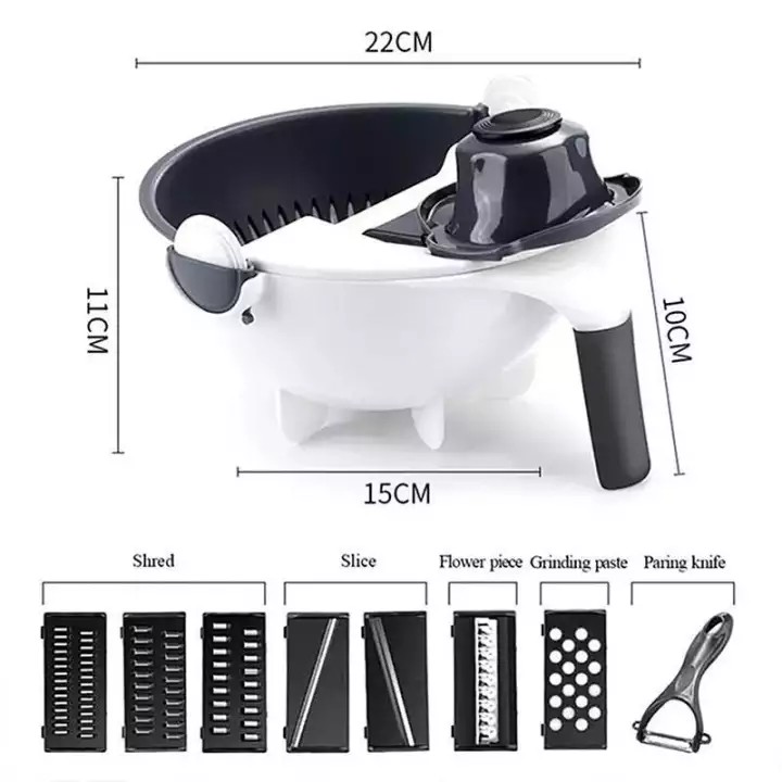 Bộ rổ chậu nạo,gọt,thái đa năng