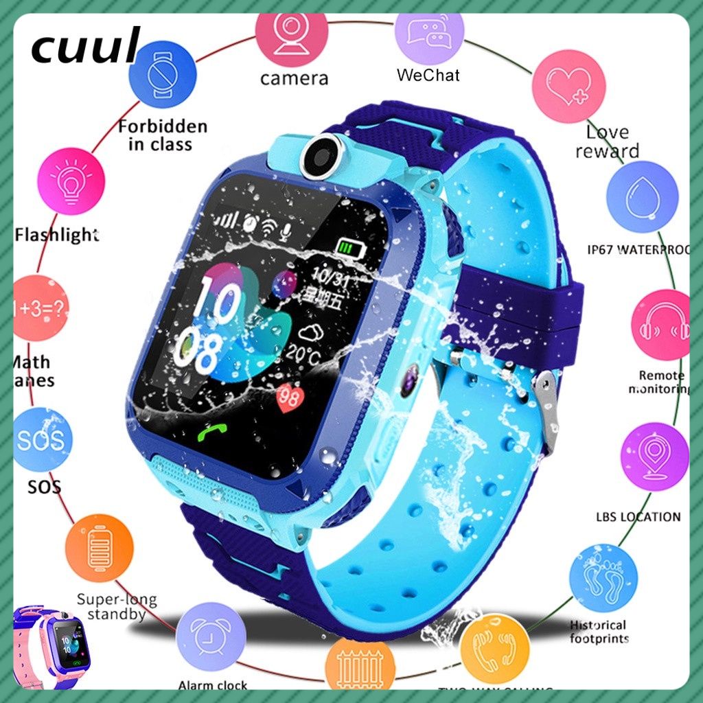 Đồng Hồ Thông Minh Q12 Màn Hình 1.44 Inch Có Chức Năng Định Vị Gps Và Phụ Kiện Đồng Hồ Trẻ Em Cho Bé Trai Và Bé Gái-Dùng Cho Android
