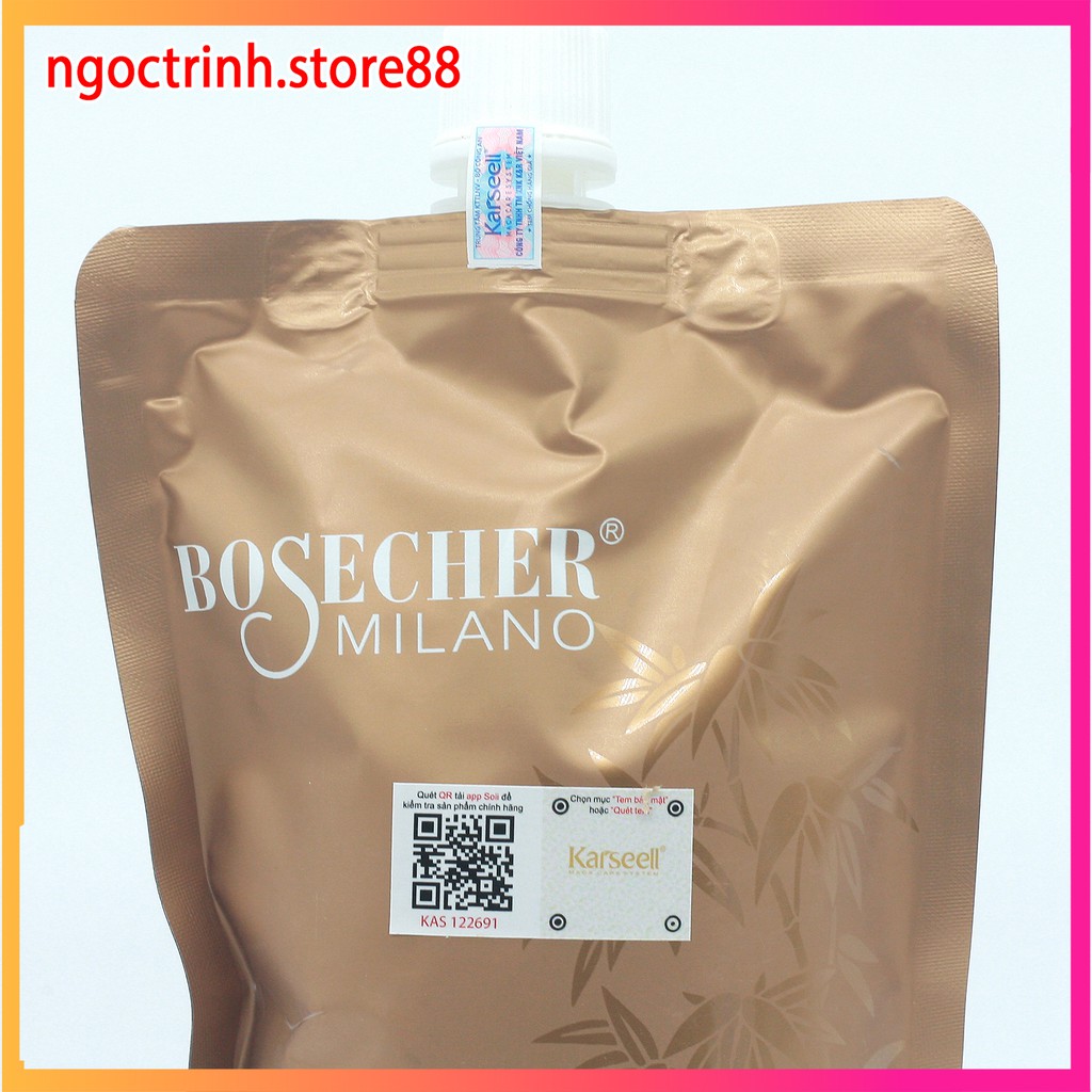 Ủ TÓC, KEM XẢ TÓC, KEM Ủ TÓC HÀNG CÔNG TY CHÍNH HÃNG SIÊU PHỤC HỒI HƯƠNG THƠM NƯỚC HOA Bosecher TÚI  500ML | BigBuy360 - bigbuy360.vn