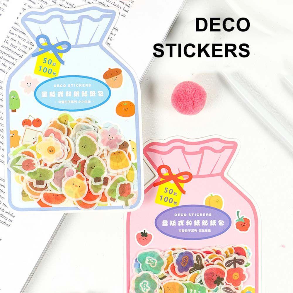 Nhãn Dán Trang Trí Nhật Ký Dễ Thương DIY