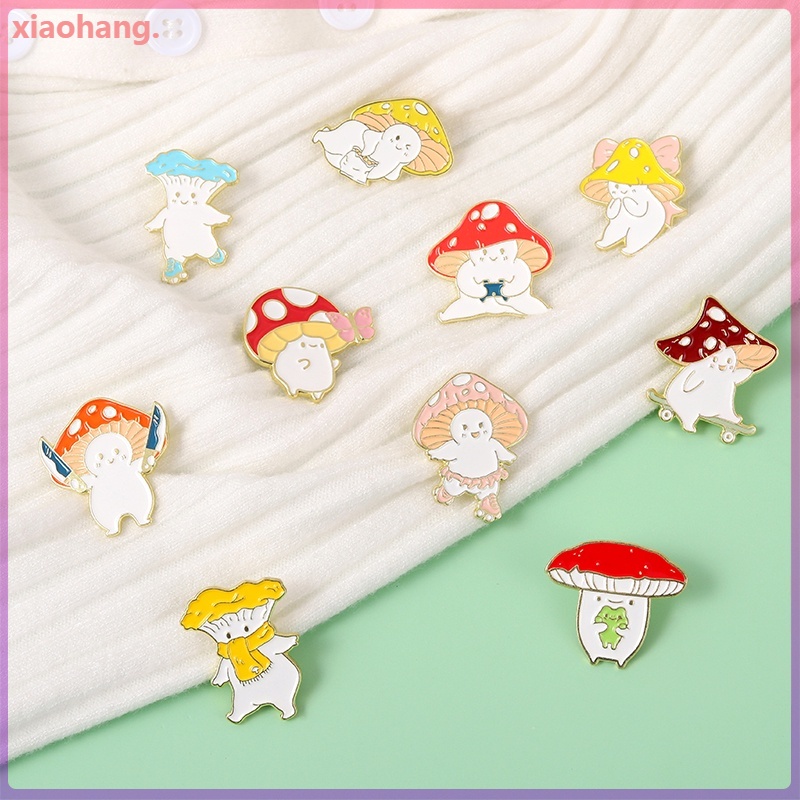 Ghim Cài Áo Hình Cây Nấm Dễ Thương