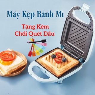 [sẵn] Máy kẹp nướng bánh mì, humberger, sandwich, rán trứng, nướng thịt 2 mặt mini đa năng Jen.S IKEN AK-C012
