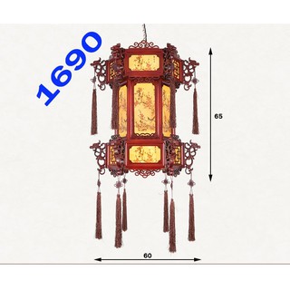 Đèn Lồng Gỗ Tự Nhiên 1690 Phù Hợp Trang Trí Không Gian Nhà Gỗ , Nhà Cổ, Phòng Thờ, Nhà Hàng[ BH 3 NĂM]