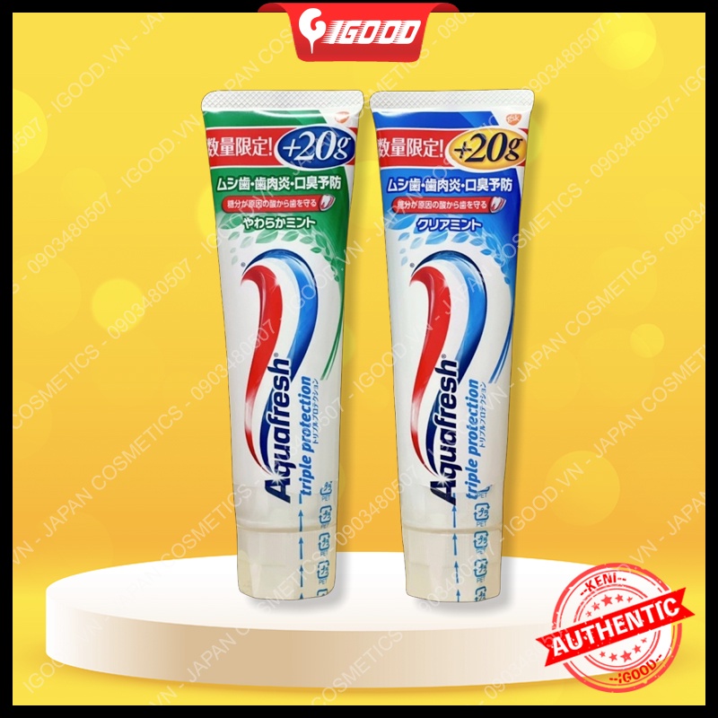 Kem đánh răng Aquafresh Nhật Bản