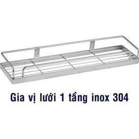 Kệ Giá Để Gia Vị Lưới 1 Tầng Inox 304 TORO HOME