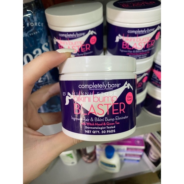 Miếng lau vệ sinh giảm viêm nang lông Complete Bare