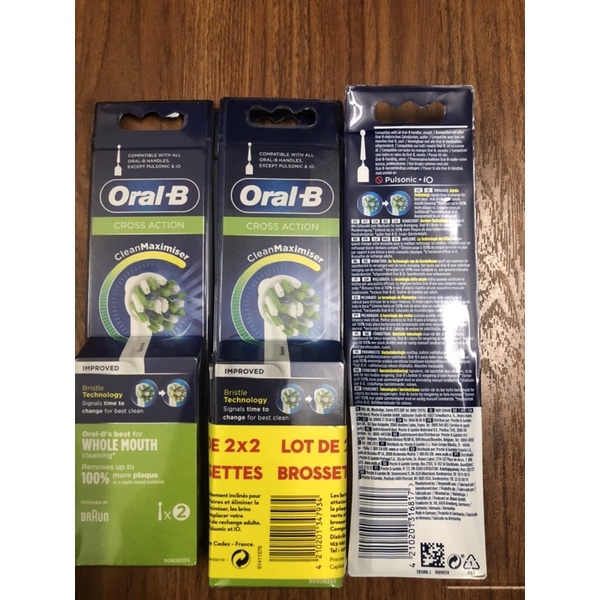 set đầu bàn chải oral b thay thế bàn chải điện oral b pro 600, 700, 2000; 3000