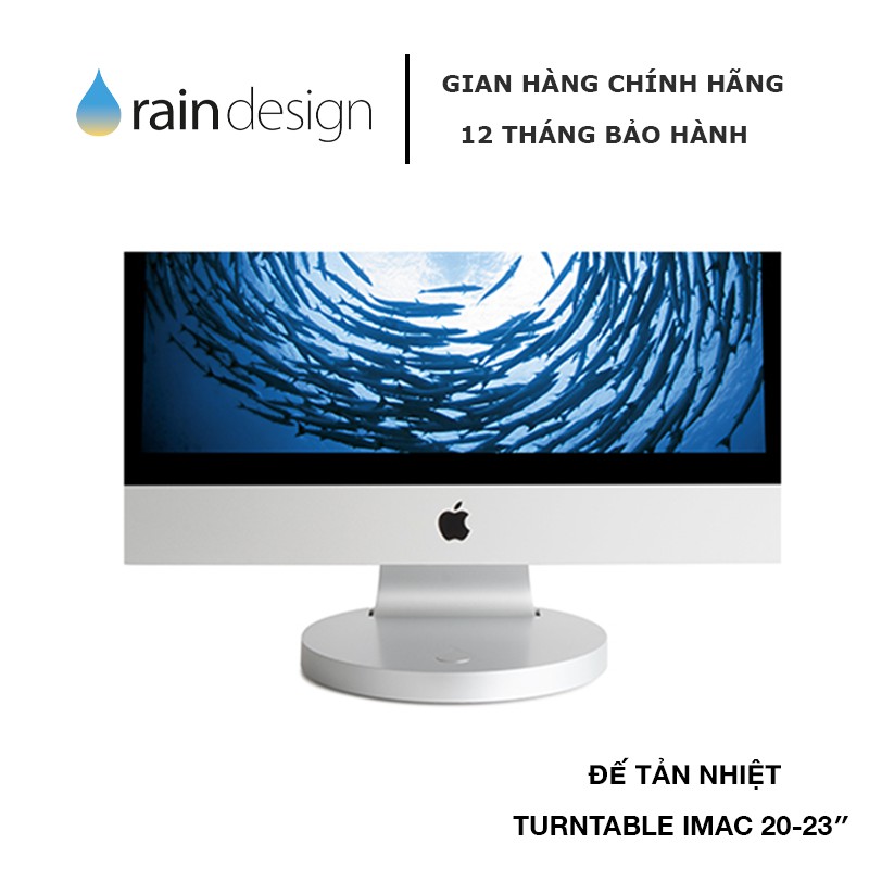 ĐẾ TẢN NHIỆT RAIN DESIGN (USA) I360 TURNTABLE IMAC 20-23″ SILVER – RD-10006 - HÀNG CHÍNH HÃNG