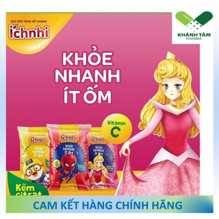 ! Kẹo dẻo Ích Nhi (Canxi - D/ Calci, Canci, tăng sức đề kháng)