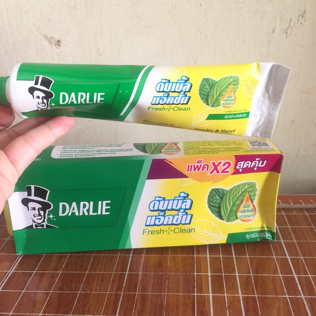 Kem đánh răng Darlie bạc hà 170g Thái Lan - Date 01/2024