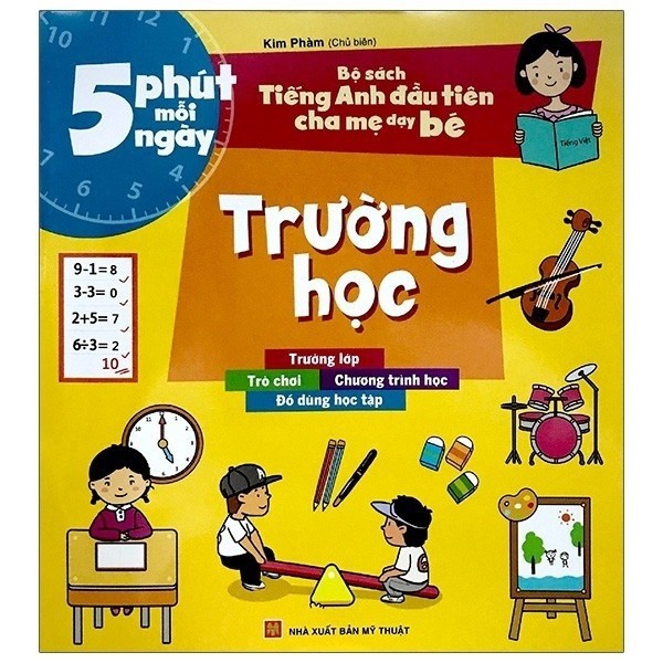 Sách - Combo 5 phút mỗi ngày - Bộ sách tiếng Anh đầu tiên cha mẹ dạy bé (8 quyển - lẻ cuốn tùy chọn)