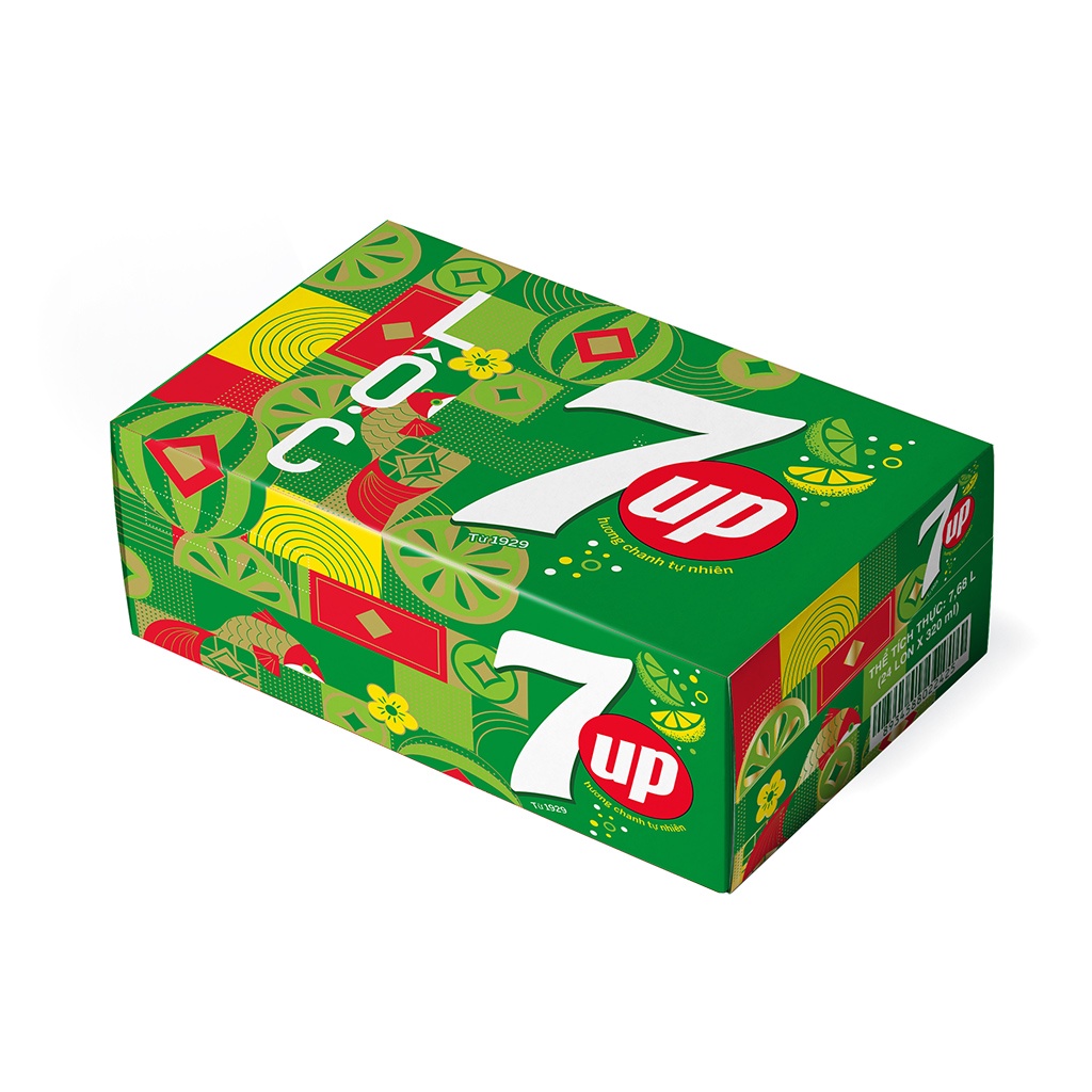 Nước Ngọt Có Gas 7up - Seven Up Vị Chanh Soft Drink  - Đại lý 273