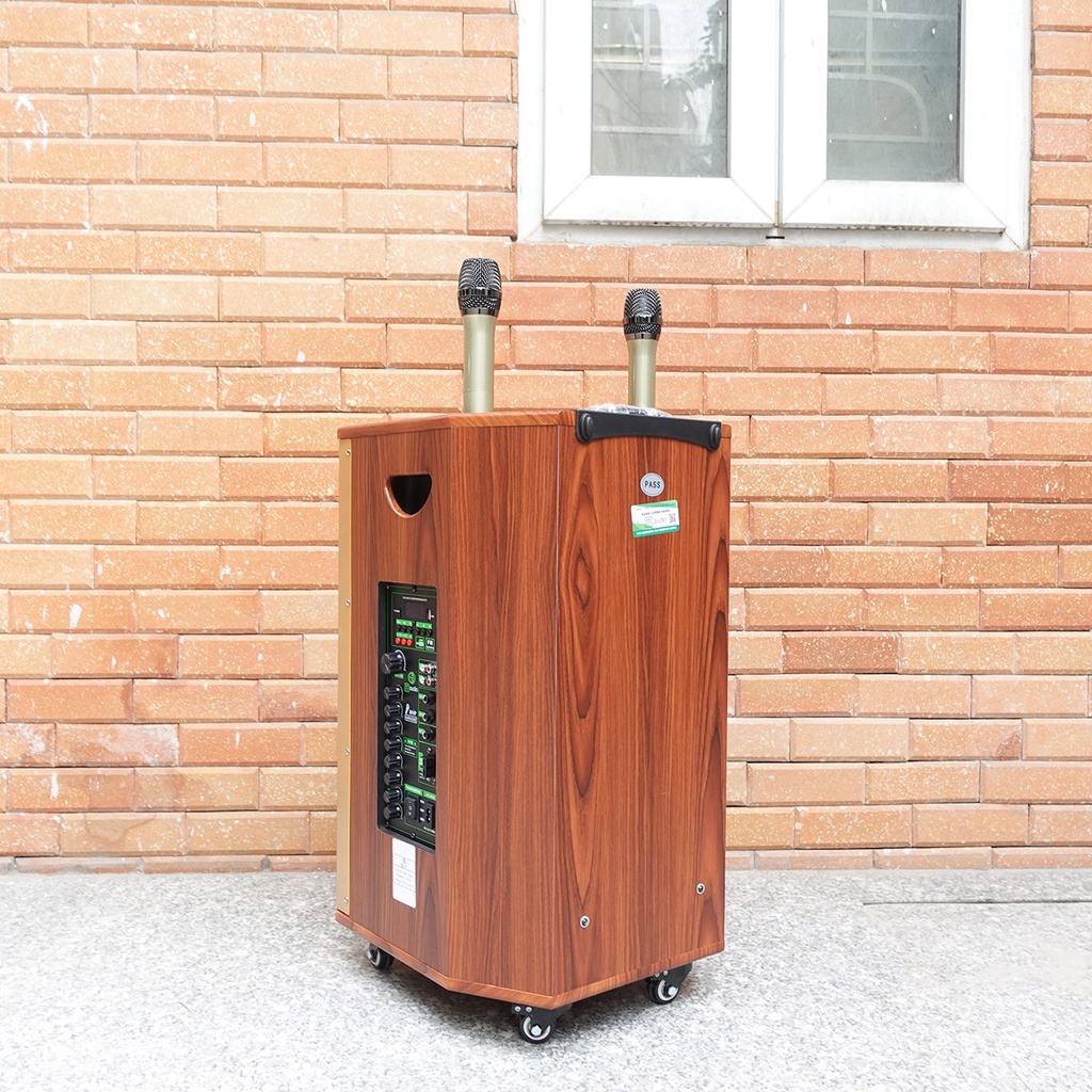 Loa Kéo MC 12 Plus Loa kẹo kéo bass 30 hát karaoke tích hợp bluetooth tích hợp 2 Micro không dây chính hãng