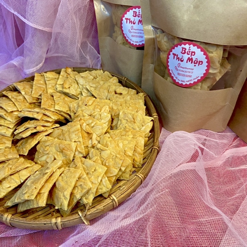 BÁNH NGÓI HẠNH NHÂN DAS/KETO NHÀ LÀM 200gr