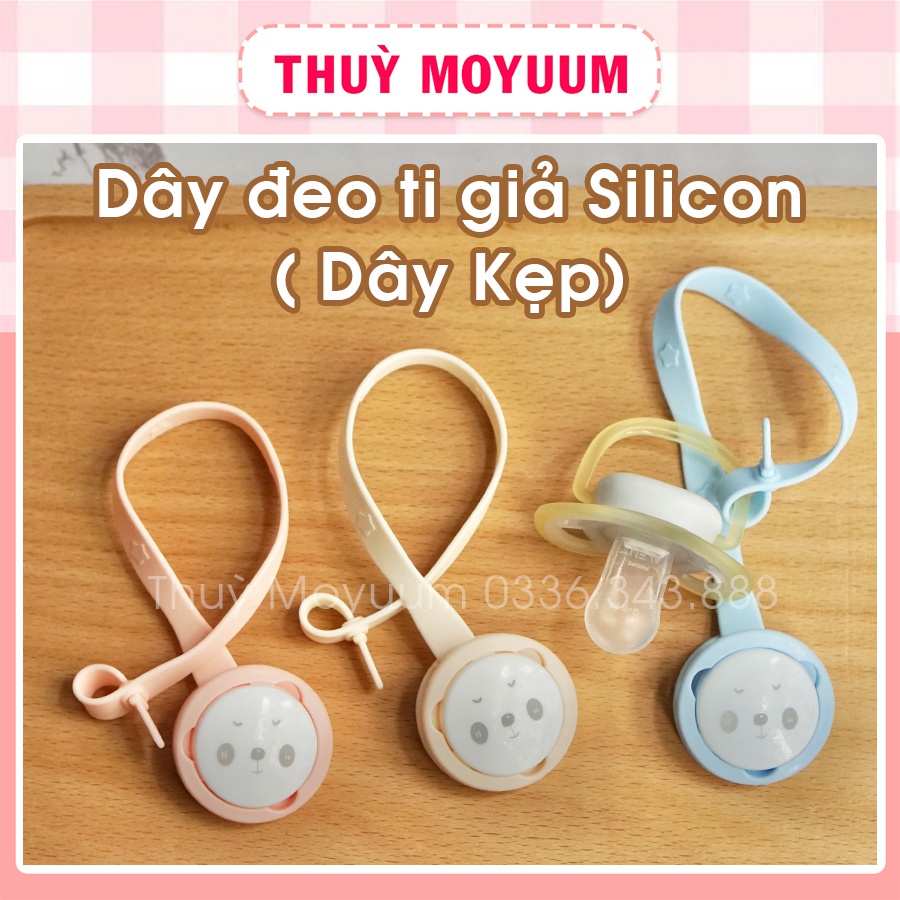 Dây Đeo Ti Giả, Gặm Nướu Bằng Silicon Dây Kẹp