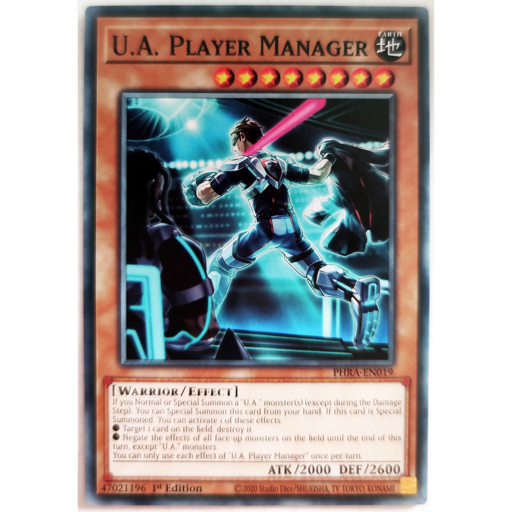 [Thẻ Yugioh] U.A. Player Manager |EN| Common