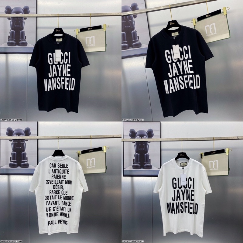 Áo Phông GC Chữ In Hai Mặt Chất Cotton Mát Mịn - Áo Thun Nam GC In Nhiệt Cao Cấp