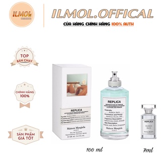 Nước hoa Maison Magiela Replica Bubble Bath, Beach Walk mini 7ml fullbox, nước hoa nữ mùa hè tươi mát