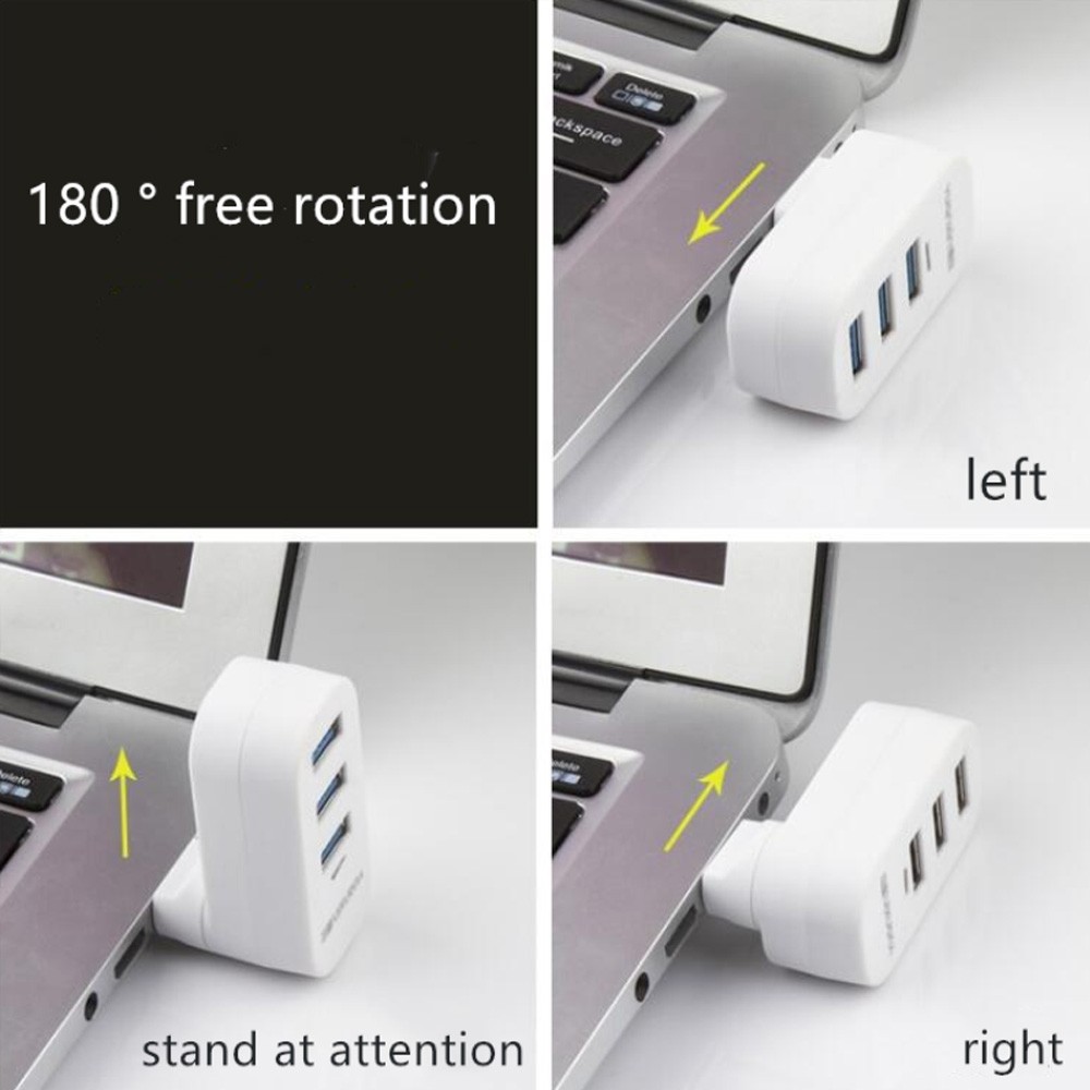 Bộ Chia 3 Cổng Usb Hub 3.0 2.0 Hab 1 Usb Hub 3.0 Tốc Độ Cao Cho Máy Tính | WebRaoVat - webraovat.net.vn