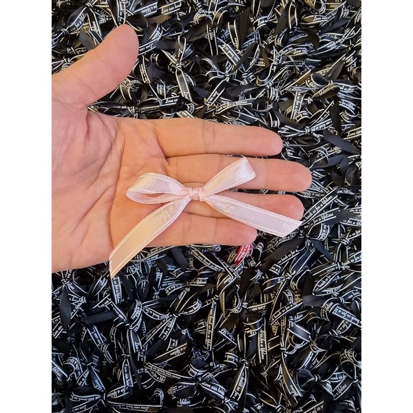 Nơ chữ 1 cm, ruy băng 1 cm chữ