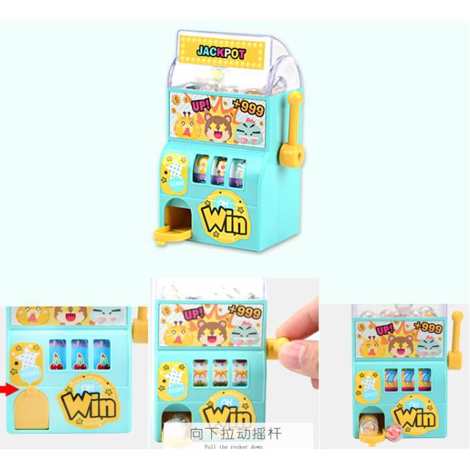 Máy Chơi Game Mini Roll, Swing, Drink, Jackpot Tạo Tương Tác Cho Bé