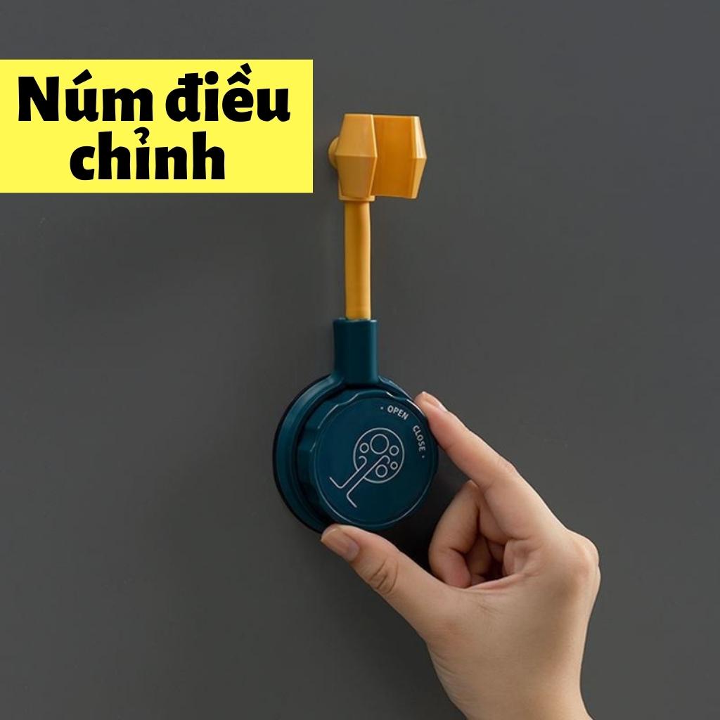 Giá đỡ vòi sen 360 độ siêu chắc siêu chịu lực phù hợp cho mọi loại vòi, Giá treo vòi sen dán tường chịu nước chắc chắn