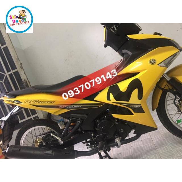 Tem rời ex 150 movitas vàng đen