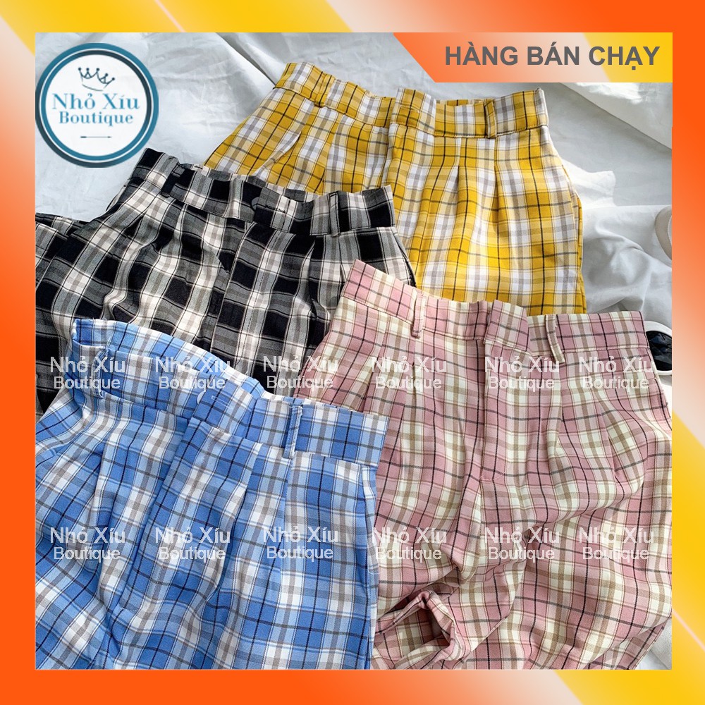 Quần Kẻ Caro ĐEN Ống Rộng [HÀNG BÁN CHẠY] | BigBuy360 - bigbuy360.vn