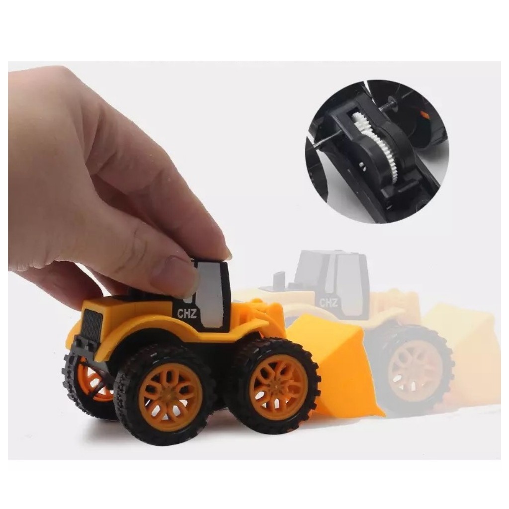 [Mã LIFETOYS1 giảm 30K đơn 99K] Bộ xe công trường gồm 4 chiếc chạy trớn giành cao cấp giành cho bé