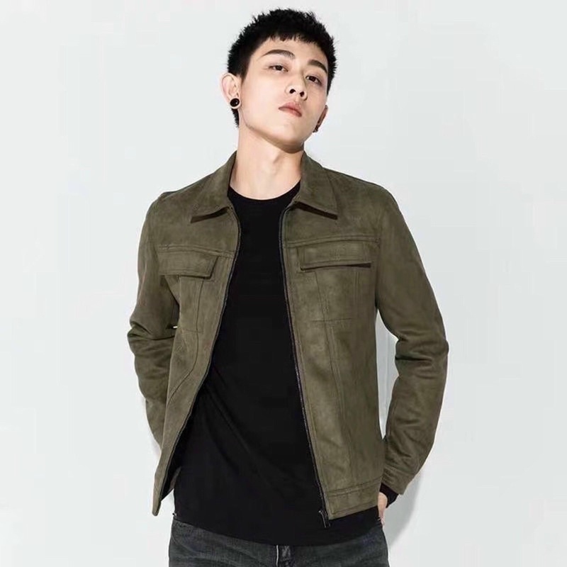 ÁO DA LỘN XANH RÊU HÀNG QC CAO CẤP XẢ KHO GIÁ SỐC