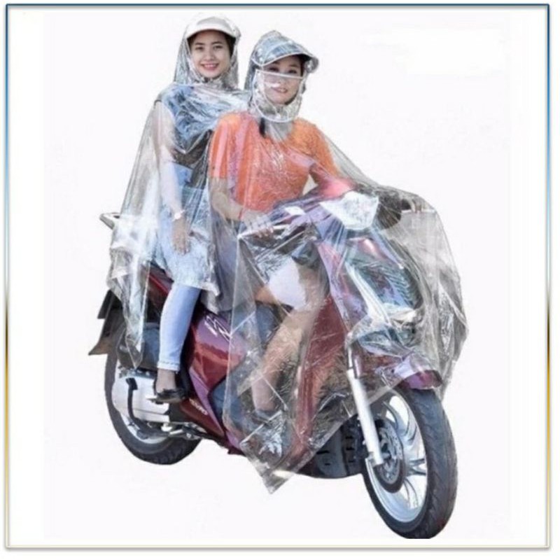 💝💝ÁO MƯA 2 ĐẦU TRONG SUỐT💝💝