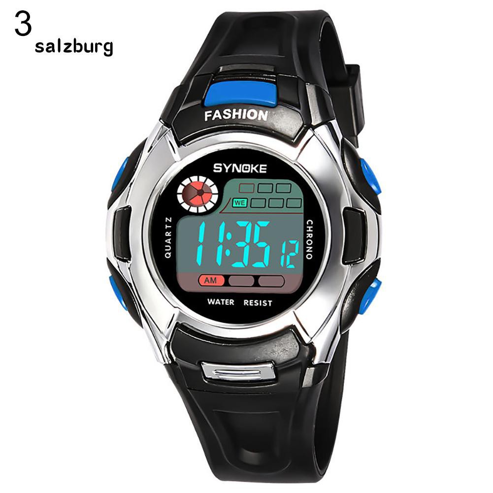 Đồng hồ điện tử chống sốc kiểu dáng thể thao cho trẻ em | BigBuy360 - bigbuy360.vn
