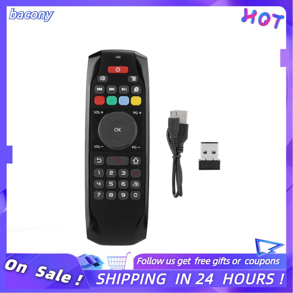 Bacony Wireless 2.4G Remote Control Keyboard Mouse 2in 1 With USB Receiver For TV Box
