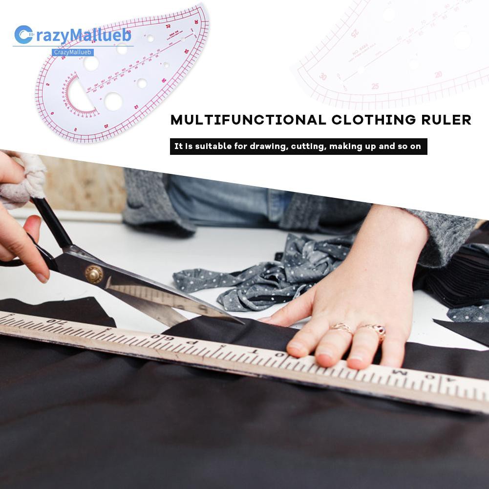Crazymallueb❤French Curve Metric Sewing Ruler Plastic Tailor Dressmaking Pattern Making Tools❤New