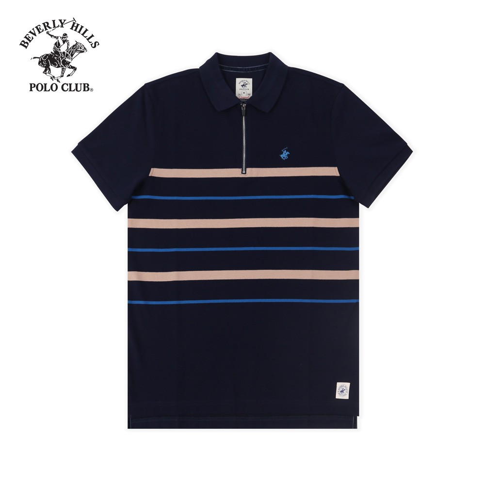 Beverly Hills Polo Club - Áo polo Ngắn tay Nam Regularfit Navy NV- BHPC PMRSS20TL064