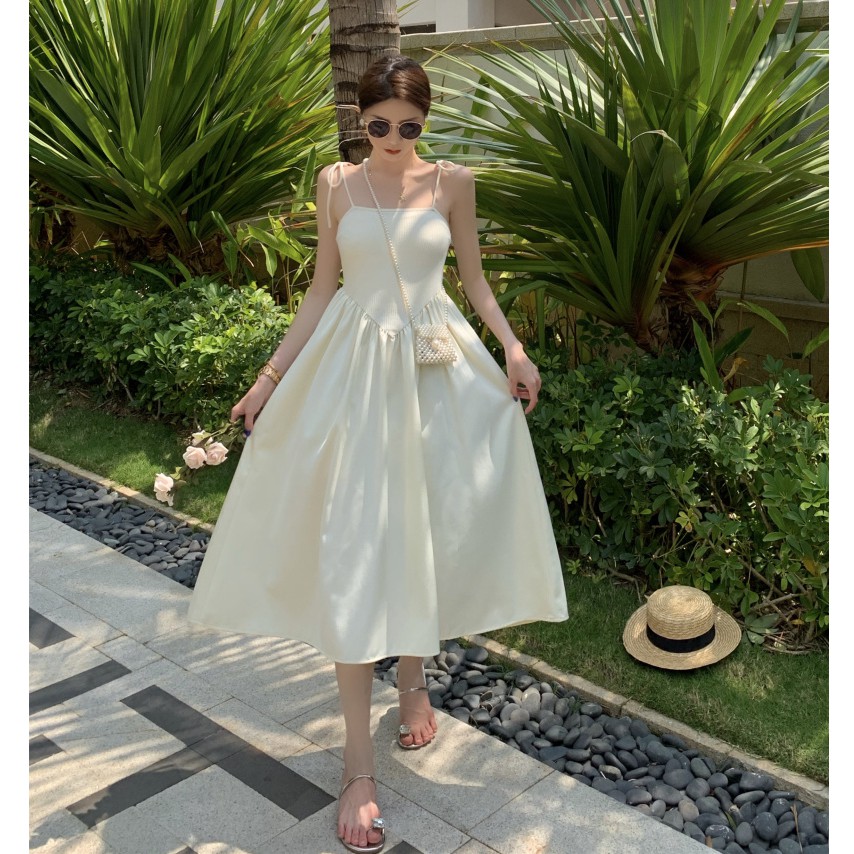 Đầm hai dây dáng xòe Emilyshop ulzzang